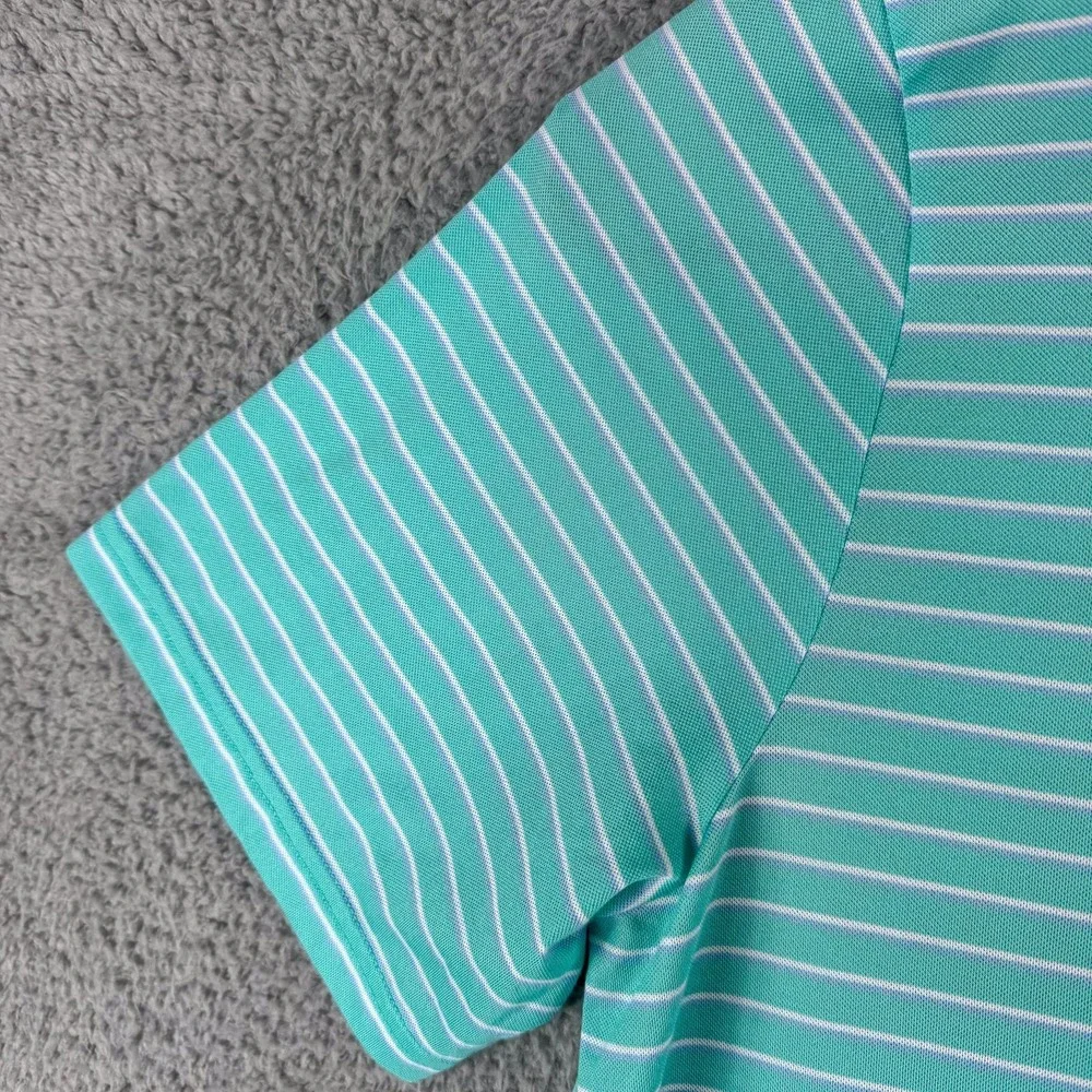 Ralph Lauren RLX Polo Shirt Mens XL Striped‎ Performance Golf Lightweight